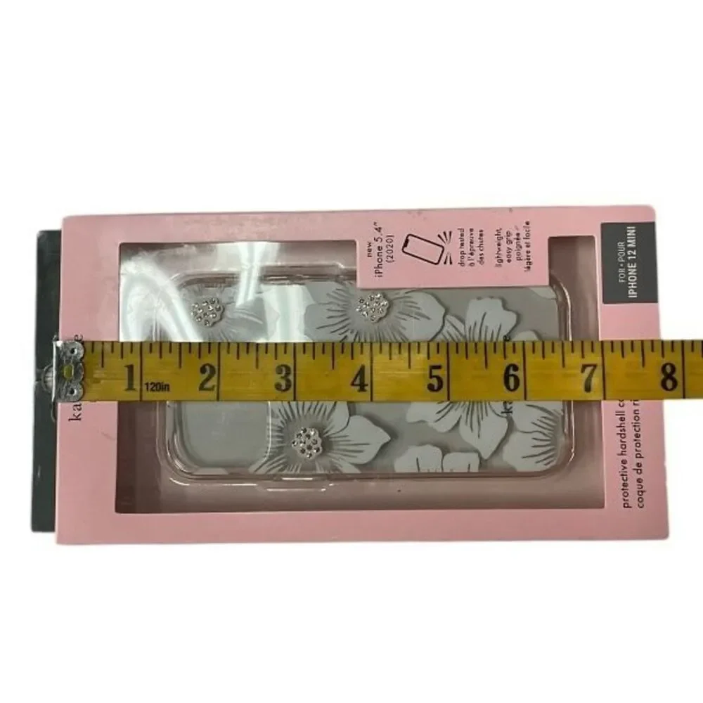 Kate Spade Floral Crystal Phone Case Protective Hardshell iPhone 12‎ Mini & 5.4